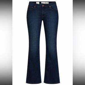 Barbell Apparel Womens Bootcut Athletic Fit Denim Jeans Dark Wash Size 33 R NWT